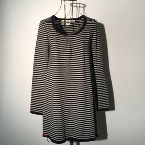 New PROJECT E Navy Stripe Dress NWOT XX stitching XX Comfy Knit NWOT